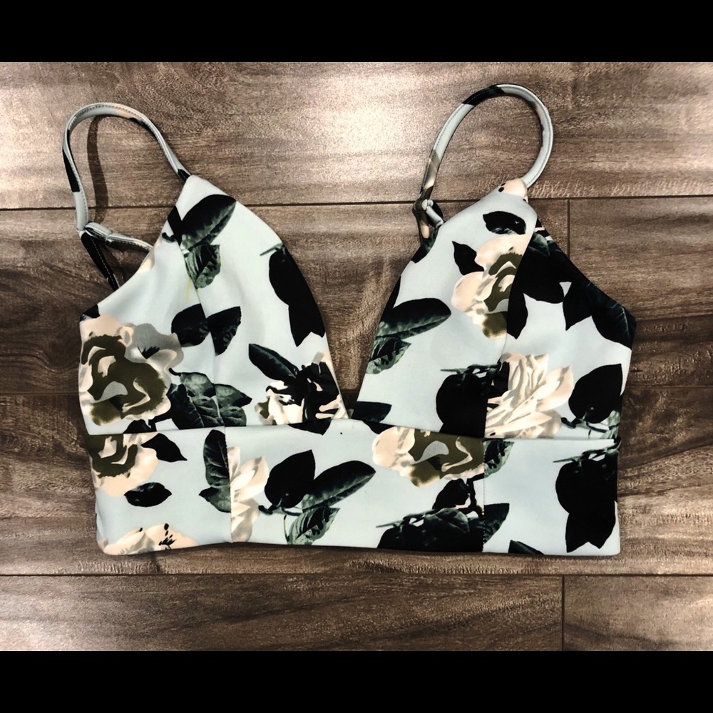 Floral crop top